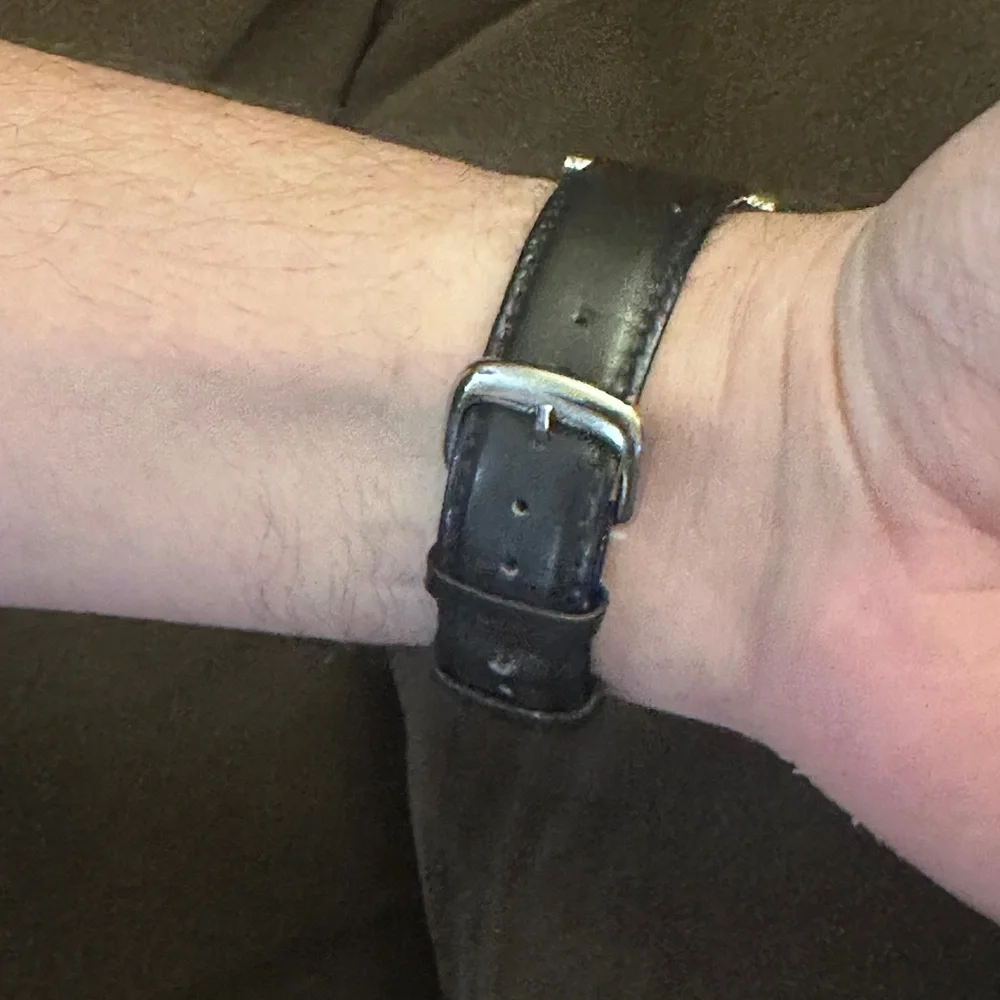 BOY London Unisex Leather Strap Watch – Silver/Black - Picture 10 of 13